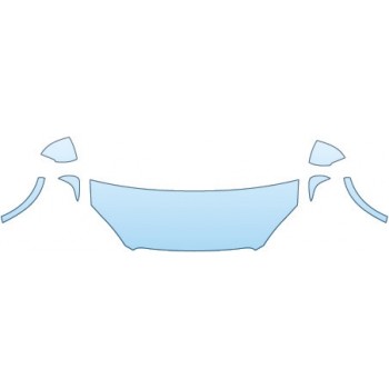 PAINT PROTECTION KIT - 2016 VOLVO XC90 R-DESIGN  HOOD FENDERS MIRRORS (24 INCH) - PRECUT PPF CLEAR BRA WRAP