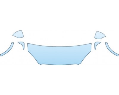 PAINT PROTECTION KIT - 2016 VOLVO XC90 MOMENTUM  HOOD FENDERS MIRRORS (24 INCH) - PRECUT PPF CLEAR BRA WRAP