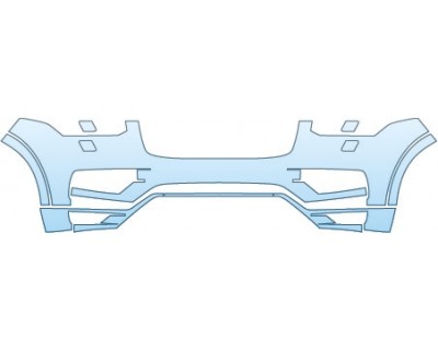PAINT PROTECTION KIT - 2016 VOLVO XC90 R-DESIGN  BUMPER (R-DESIGN) - PRECUT PPF CLEAR BRA WRAP
