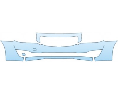 PAINT PROTECTION KIT - 2015 VOLVO S80 T6  BUMPER - PRECUT PPF CLEAR BRA WRAP