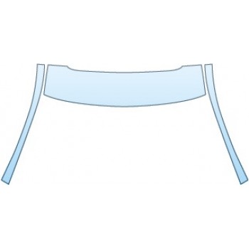 Precut PPF Kit – Clear Bra Paint Protection Film PAINT PROTECTION KIT - 2016 VOLVO V60 T5 AWD ROOF A-PILLARS (WITH SUN ROOF) - PRECUT PPF CLEAR BRA WRAP