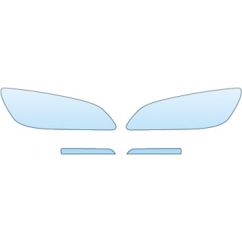 Precut PPF Kit – Clear Bra Paint Protection Film PAINT PROTECTION KIT - 2015 VOLVO V60 T5 DRIVE E HEADLIGHTS RUNNING LIGHTS - PRECUT PPF CLEAR BRA WRAP