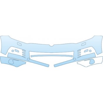 PAINT PROTECTION KIT - 2013 VOLKSWAGEN TOUAREG V6 SPORT  BUMPER KIT - PRECUT PPF CLEAR BRA WRAP