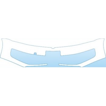 PAINT PROTECTION KIT - 2012 VOLKSWAGEN JETTA SEDAN GLI BUMPER(30 INCH WITH PLATE CUT OUT) KIT - PRECUT PPF CLEAR BRA WRAP