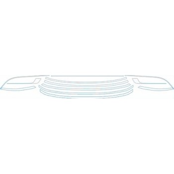 PAINT PROTECTION KIT - 2013 VOLKSWAGEN CC SEDAN SPORT GRILLE KIT - PRECUT PPF CLEAR BRA WRAP