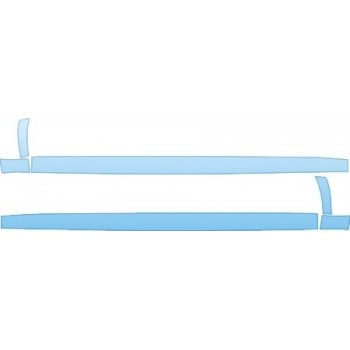 PAINT PROTECTION KIT - 2013 VOLKSWAGEN CC SEDAN SPORT ROCKER PANELS KIT - PRECUT PPF CLEAR BRA WRAP