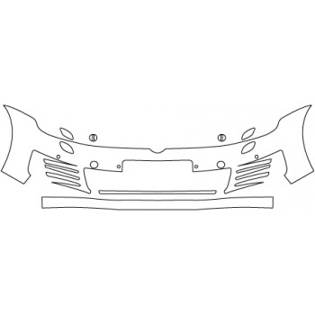 2014 VOLKSWAGEN GOLF MK7 GTI Bumper (30 Inch)