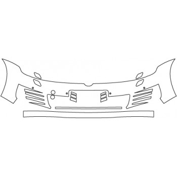 2015 VOLKSWAGEN GOLF MK7 GTI Bumper