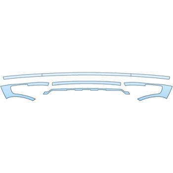 PAINT PROTECTION KIT - 2015 VOLKSWAGEN TOUAREG V6  LOWER BUMPER - PRECUT PPF CLEAR BRA WRAP