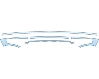 PAINT PROTECTION KIT - 2015 VOLKSWAGEN TOUAREG V6  LOWER BUMPER - PRECUT PPF CLEAR BRA WRAP