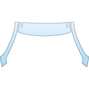 PAINT PROTECTION KIT - 2014 VOLKSWAGEN TIGUAN R-LINE  ROOF A-PILLARS (R-LINE) - PRECUT PPF CLEAR BRA WRAP