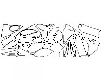 2016 BMW S1000 RR Tyco Edition Full Kit INVISIBLEMASK - 3M PAINT PROTECTION