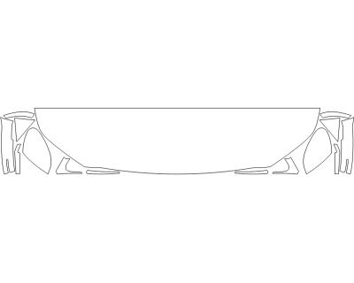 2024 ACURA MDX ADVANCE PACKAGE HOOD FENDERS MIRRORS 18 INCH - (WRAPPED EDGES)