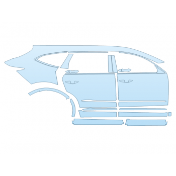 PAINT PROTECTION KIT - 2024 ACURA MDX TECHNOLOGY PACKAGE PASSENGER SIDE - PRECUT PPF CLEAR BRA WRAP