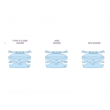 PAINT PROTECTION KIT - 2024 ACURA MDX TECHNOLOGY PACKAGE REAR HATCH - PRECUT PPF CLEAR BRA WRAP