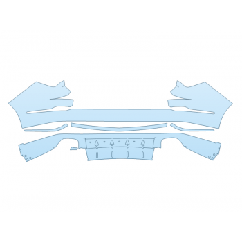 PAINT PROTECTION KIT - 2024 ACURA MDX TYPE S REAR BUMPER - PRECUT PPF CLEAR BRA WRAP