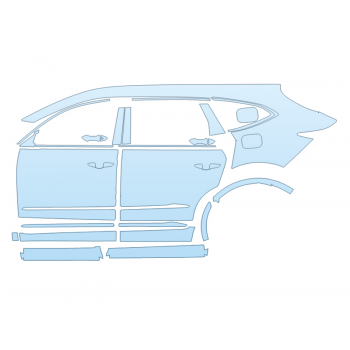 PAINT PROTECTION KIT - 2024 ACURA MDX TYPE S DRIVER SIDE - PRECUT PPF CLEAR BRA WRAP