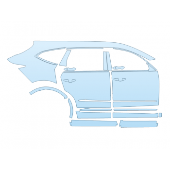 PAINT PROTECTION KIT - 2024 ACURA MDX TYPE S PASSENGER SIDE - PRECUT PPF CLEAR BRA WRAP