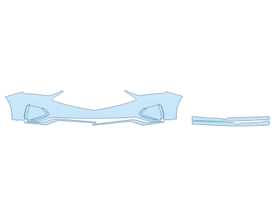 2024 ACURA MDX TYPE S ADVANCE BUMPER (MULTI PIECE)