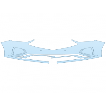 PAINT PROTECTION KIT - 2024 ACURA MDX TYPE S ADVANCE BUMPER - SENSORS - PRECUT PPF CLEAR BRA WRAP