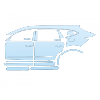 PAINT PROTECTION KIT - 2024 ACURA MDX TYPE S ADVANCE DRIVER SIDE - PRECUT PPF CLEAR BRA WRAP