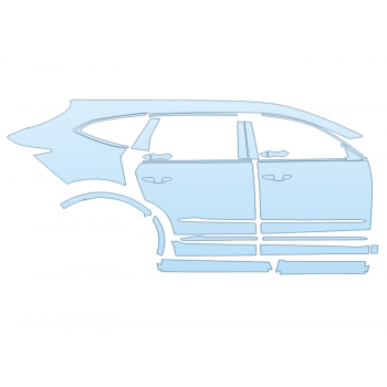 PAINT PROTECTION KIT - 2024 ACURA MDX TYPE S ADVANCE PASSENGER SIDE - PRECUT PPF CLEAR BRA WRAP