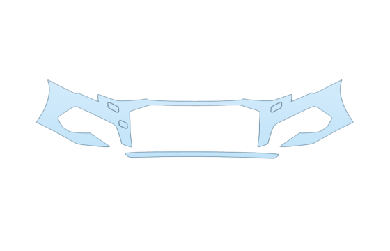 Precut PPF Kit – Clear Bra Paint Protection Film PAINT PROTECTION KIT - 2027 AUDI A3 PREMIUM PLUS BUMPER - PRECUT PPF CLEAR BRA WRAP