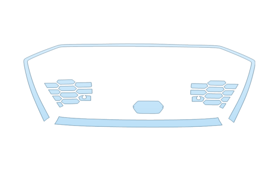 Precut PPF Kit – Clear Bra Paint Protection Film PAINT PROTECTION KIT - 2027 AUDI A3 PREMIUM PLUS GRILL - PRECUT PPF CLEAR BRA WRAP