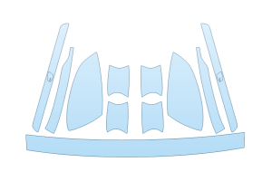 2027 AUDI A3 PRESTIGE REAR BUMPER - MIRRORS - DOOR CUPS