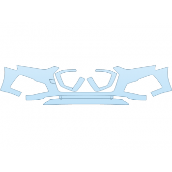 PAINT PROTECTION KIT - 2024 AUDI A5 CABRIOLET PREMIUM BUMPER - PRECUT PPF CLEAR BRA WRAP