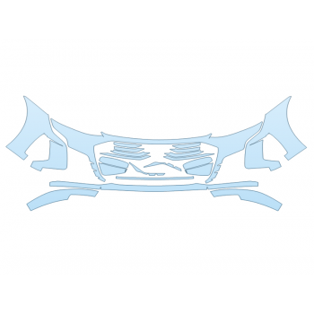 Precut PPF Kit – Clear Bra Paint Protection Film PAINT PROTECTION KIT - 2025 AUDI E TRON GT PREMIUM PLUS BUMPER - PRECUT PPF CLEAR BRA WRAP