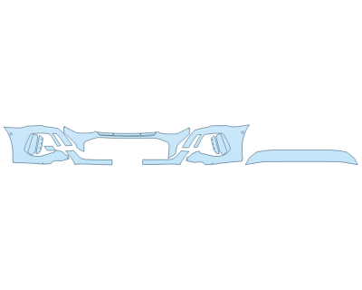 PAINT PROTECTION KIT - 2024 AUDI RS3 BASE BUMPER (MULTI PIECE) - SENSORS - PRECUT PPF CLEAR BRA WRAP