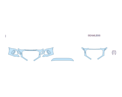 PAINT PROTECTION KIT - 2024 AUDI RS3 BASE BUMPER - SENSORS - PRECUT PPF CLEAR BRA WRAP