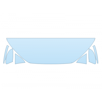 PAINT PROTECTION KIT - 2024 AUDI RS3 BASE HOOD FENDERS MIRRORS 18 INCH - (WRAPPED EDGES) - PRECUT PPF CLEAR BRA WRAP