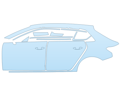PAINT PROTECTION KIT - 2024 AUDI RS3 BASE DRIVER SIDE - PRECUT PPF CLEAR BRA WRAP