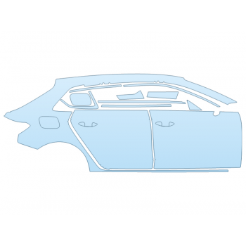 Precut PPF Kit – Clear Bra Paint Protection Film PAINT PROTECTION KIT - 2024 AUDI RS3 BASE PASSENGER SIDE - PRECUT PPF CLEAR BRA WRAP