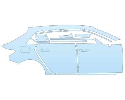 PAINT PROTECTION KIT - 2024 AUDI RS3 BASE PASSENGER SIDE - PRECUT PPF CLEAR BRA WRAP