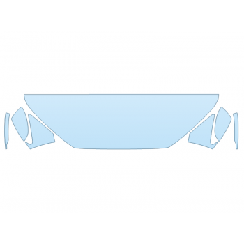 PAINT PROTECTION KIT - 2025 AUDI S3 PREMIUM PLUS HOOD FENDERS MIRRORS 24 INCH - (WRAPPED EDGES) - PRECUT PPF CLEAR BRA WRAP