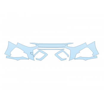 PAINT PROTECTION KIT - 2024 AUDI S4 PREMIUM BUMPER (MULTI PIECE) - PRECUT PPF CLEAR BRA WRAP