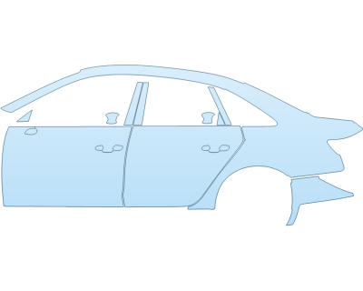 PAINT PROTECTION KIT - 2025 AUDI S4 PREMIUM DRIVER SIDE - PRECUT PPF CLEAR BRA WRAP