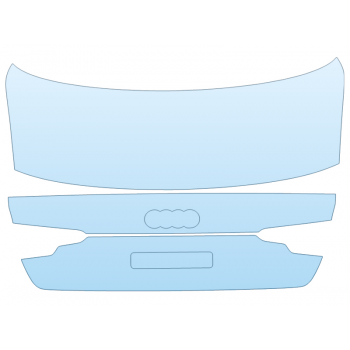 PAINT PROTECTION KIT - 2024 AUDI S4 PREMIUM TRUNK - W/O EMBLEMS - PRECUT PPF CLEAR BRA WRAP