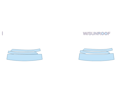 PAINT PROTECTION KIT - 2025 AUDI S4 PREMIUM ROOF - PILLARS - PRECUT PPF CLEAR BRA WRAP