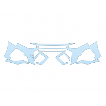 PAINT PROTECTION KIT - 2024 AUDI S4 PREMIUM PLUS BUMPER (MULTI PIECE) - PRECUT PPF CLEAR BRA WRAP