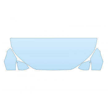 PAINT PROTECTION KIT - 2025 AUDI S4 PREMIUM PLUS HOOD FENDERS MIRRORS 24 INCH - (WRAPPED EDGES) - PRECUT PPF CLEAR BRA WRAP