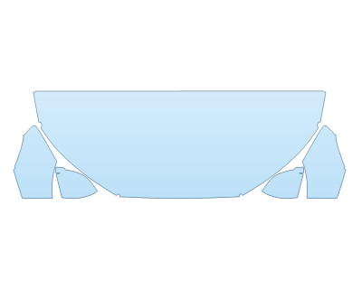 PAINT PROTECTION KIT - 2025 AUDI S4 PREMIUM PLUS HOOD FENDERS MIRRORS 24 INCH - (WRAPPED EDGES) - PRECUT PPF CLEAR BRA WRAP