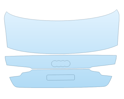 PAINT PROTECTION KIT - 2025 AUDI S4 PRESTIGE TRUNK - W/O EMBLEMS - PRECUT PPF CLEAR BRA WRAP