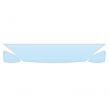 PAINT PROTECTION KIT - 2024 AUDI S5 CABRIOLET PRESTIGE HOOD FENDERS MIRRORS 12 INCH - (WRAPPED EDGES) - PRECUT PPF CLEAR BRA WRAP