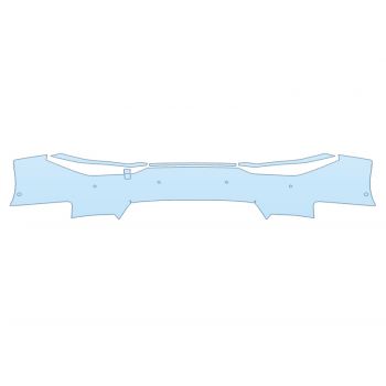 PAINT PROTECTION KIT - 2024 AUDI S5 COUPE PRESTIGE REAR BUMPER - SENSORS - PRECUT PPF CLEAR BRA WRAP