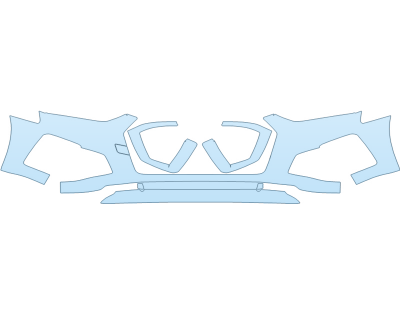 2025 AUDI S5 SPORTBACK PRESTIGE BUMPER - PRECUT PPF CLEAR BRA WRAP