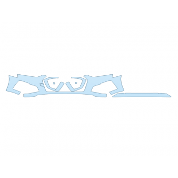 2025 AUDI S5 SPORTBACK PRESTIGE BUMPER (MULTI PIECE) - PRECUT PPF CLEAR BRA WRAP
